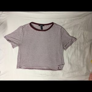 Forever 21 Striped Crop Top